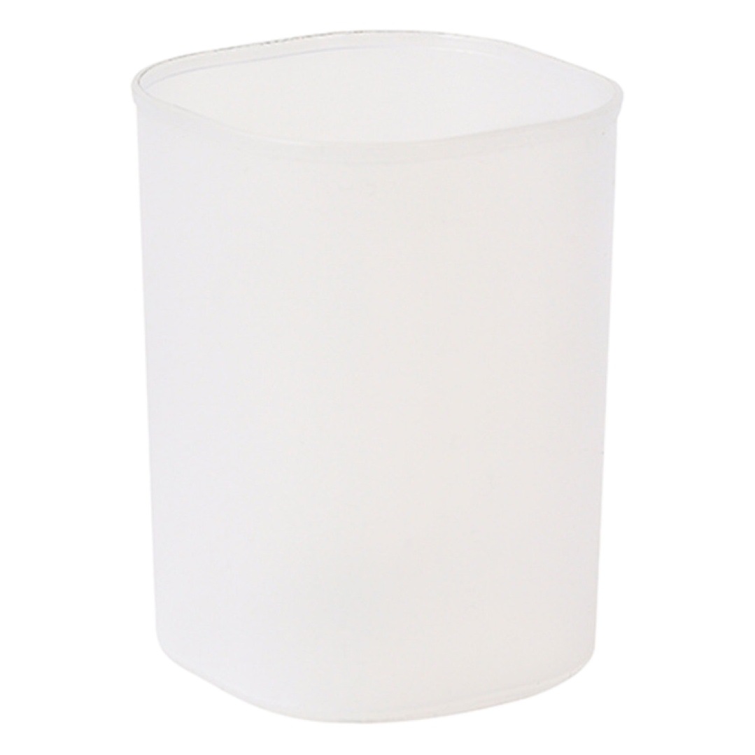 Portalápices transparente esmerilado estilo INS, organizador de escritorio, caja de papelería, soporte de plástico simple para bolígrafos, creativo para estudiantes, venta al por mayor.