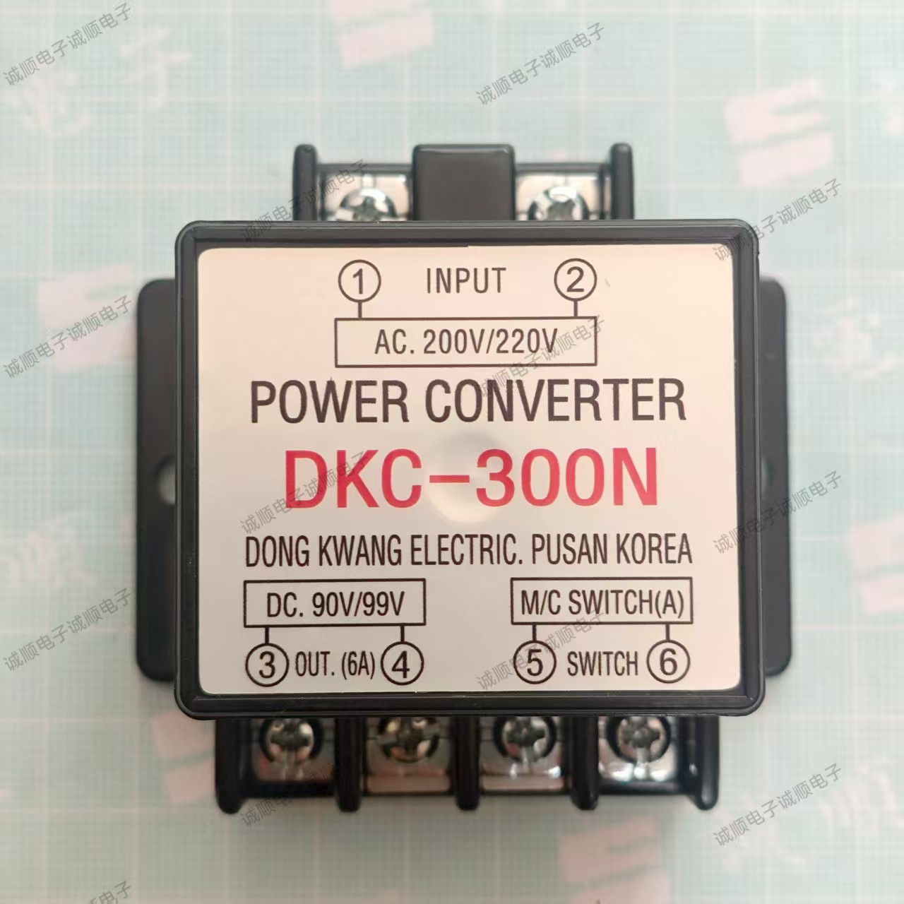 DKC-300N POWER CONVERTER AC.200V/220V DC.90V/99V 6A DONG