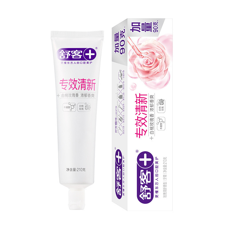 Shuke 正規品卸売パック 210g クリーン、ホワイトニング、さわやか、特別に販売されている新鮮な抗アレルギーなだめる大人用歯磨き粉|undefined