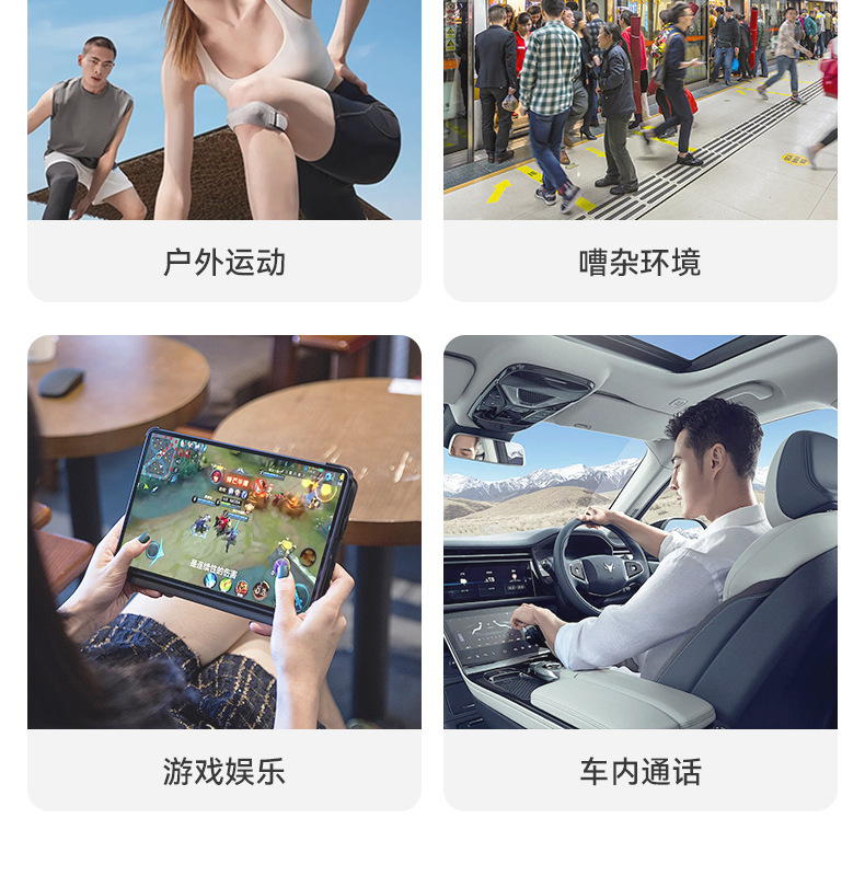 Factory supplied noise-reducing Bluetooth headphones Long battery life wireless Bluetooth headphones In-ear high quality Bluetooth headphones