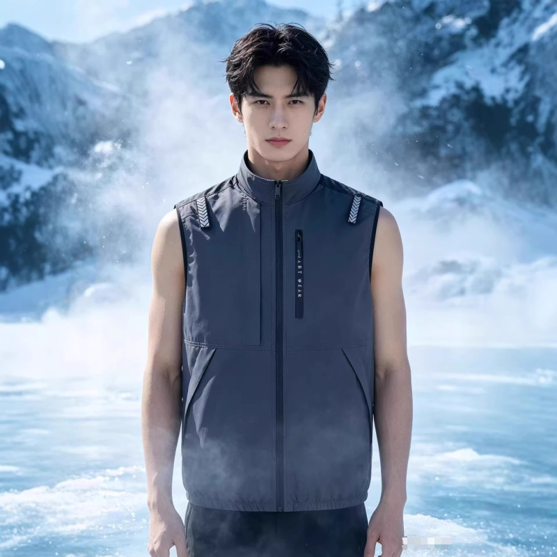 Air-Conditioned Clothing for Summer Outdoor Work, Cooling Workwear, Heat Protection, Refrigeration Fan Vest, Men's Vest, Factory Direct Sales Air-Conditioned Clothing for Summer Outdoor Work, Cooling Workwear, Heat Protection, Refrigeration Fan Vest, Men's Vest, Factory Direct Sales
