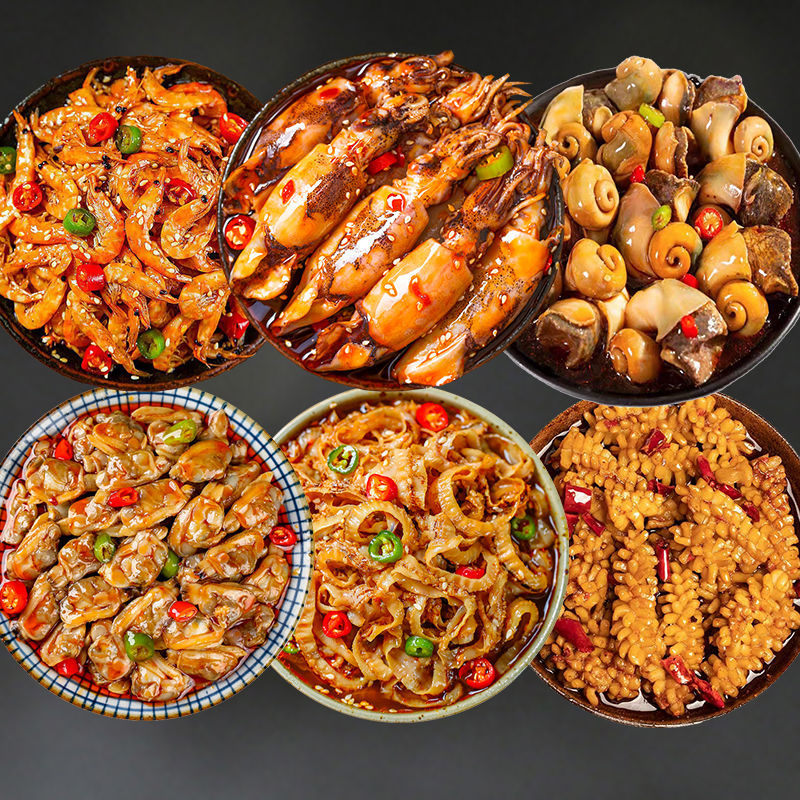 친펜 ~ 바다토끼 + 소라 + 조개 + 크릴 + 입술 + 오징어