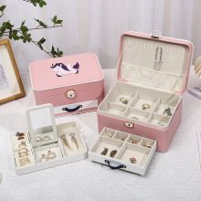 高颜值公主儿童发饰套装礼盒女孩生日礼物头绳皮筋宝宝发夹收纳盒