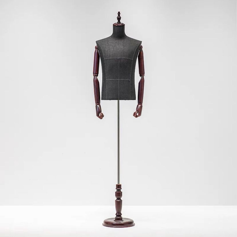 Maniquí Masculino de Busto de Polietileno para Tienda de Ropa