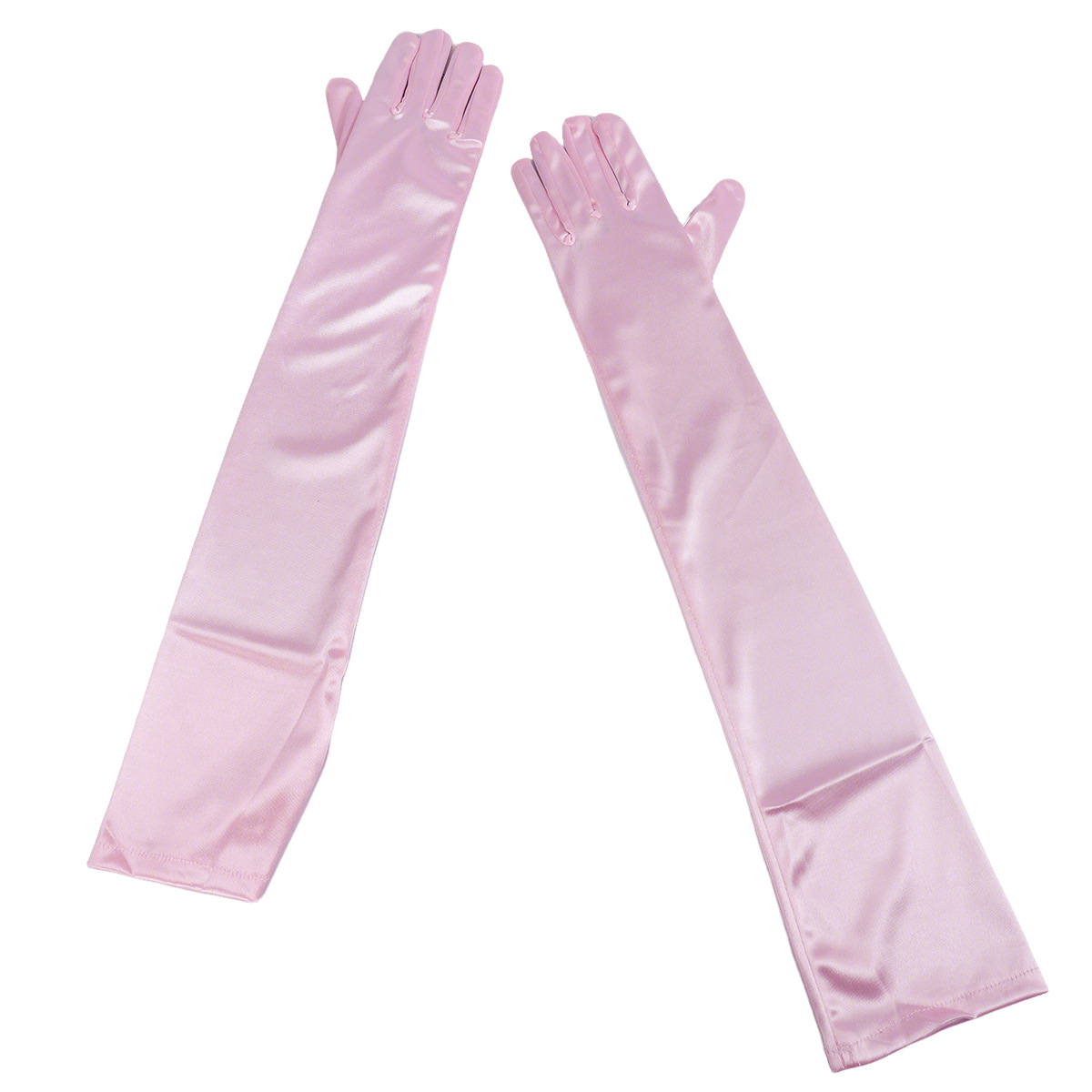 Cosplay elástico de seda extra largo transfronterizo, guantes de boda de presentación de cena sexy de Halloween para damas