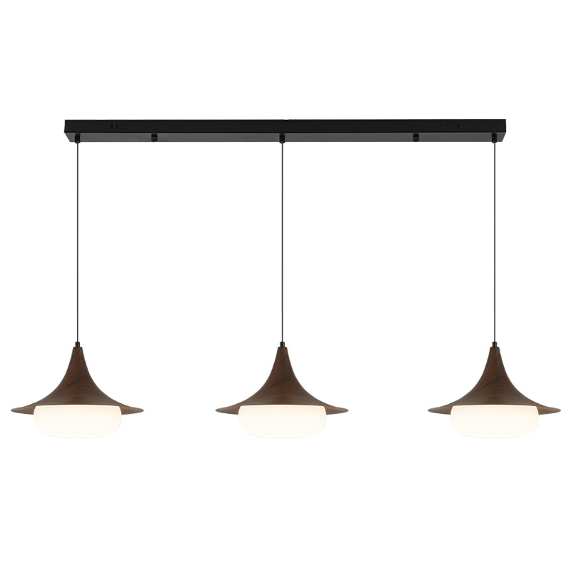 2026 nuevo estilo japonés silencioso platillo volador bar de madera mesa de comedor lámpara de protección de ojos 461L