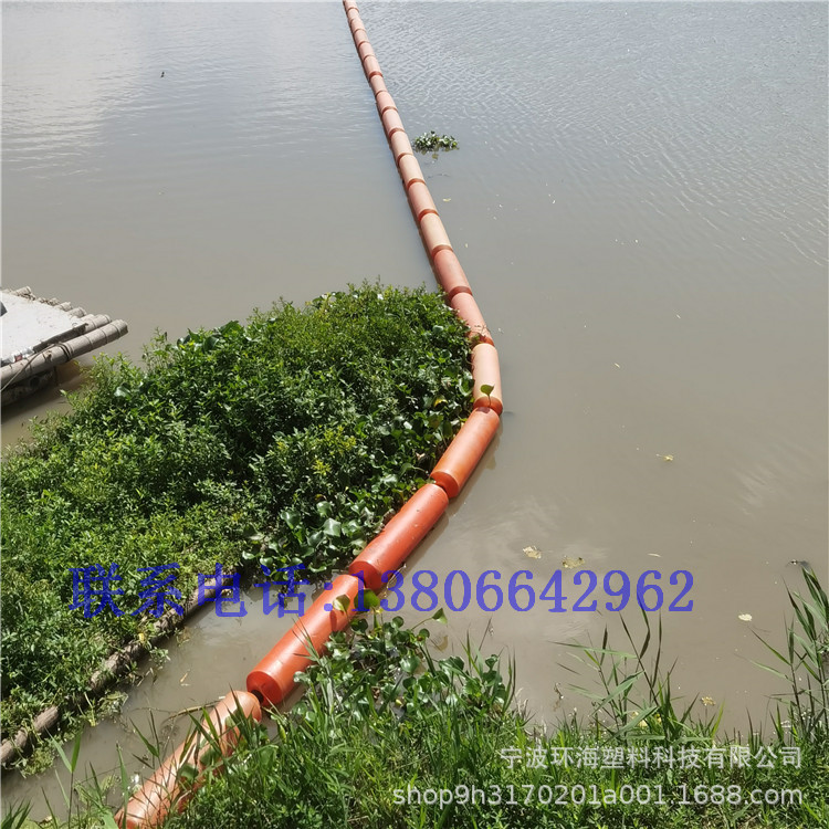 环海圆柱形河道拦截垃圾漂浮桶 FT20*100拦污浮筒