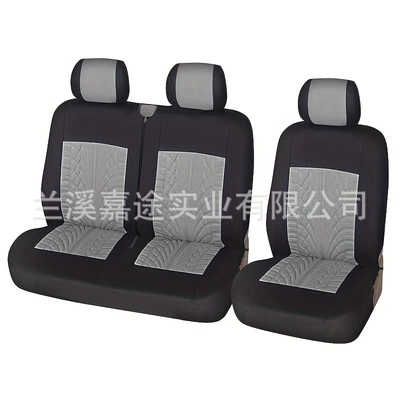 Seasons, Cross-Border Foreign Trade Hot Models, Universal seat cover - truck-tire-tread-gray-001