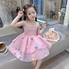 Sleevless dress, skirt, summer clothing, fresh small princess costume, city style