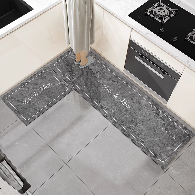 Xiaoqiu se mueve cocina absorción de agua almohadilla antideslizante, alfombra de barro de diatomeas, nueva casa en la ceremonia de decoración de suministros