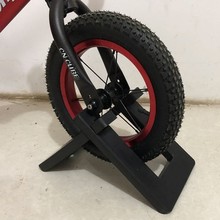 儿童平衡车停车架支架滑步车固定架自行车停车展示支撑架12寸脚撑