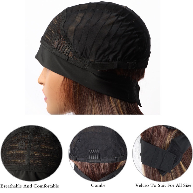 Sentetik peruk Kadın başörtüsü siyah uzun düz kıvırcık saç büyük dalga eşarp kafa bandı peruk çok yönlü stil_voghion.com