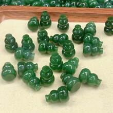 厂家批发 天然和田碧玉大葫芦 润度好 料子温润 肉质细腻 颜色美