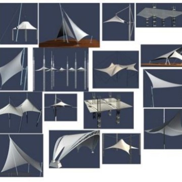 漳州休闲场张拉膜、停车场张拉膜、娱乐场张拉膜等销售