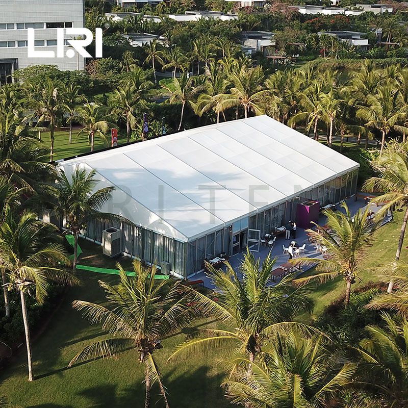 三亚度假村全铝会议展览活动篷房聚会临时大棚庆典接待篷布展会蓬