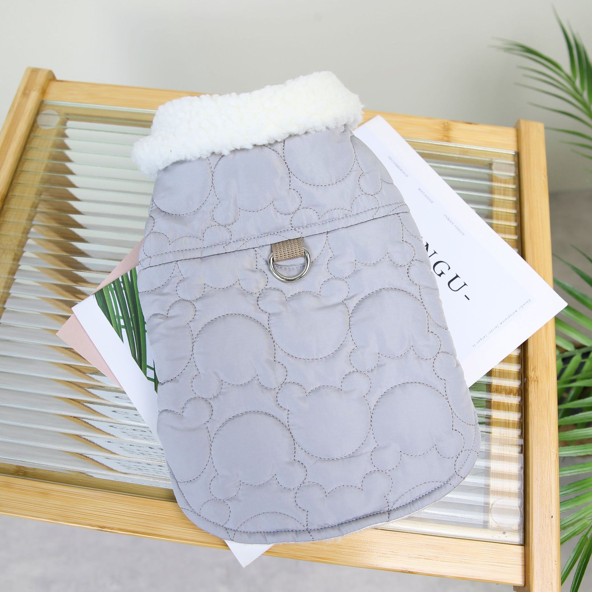 2022 Yuanyuan quilted embroidered two-leg cotton coat