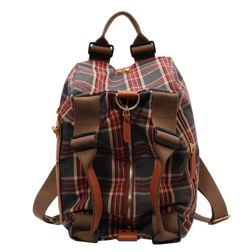 Women's Large Capacity Backpack 2025 New Retro Dual-Shoulder Bag Hand Carry Business Luggage Casual Outing Travel Backpack