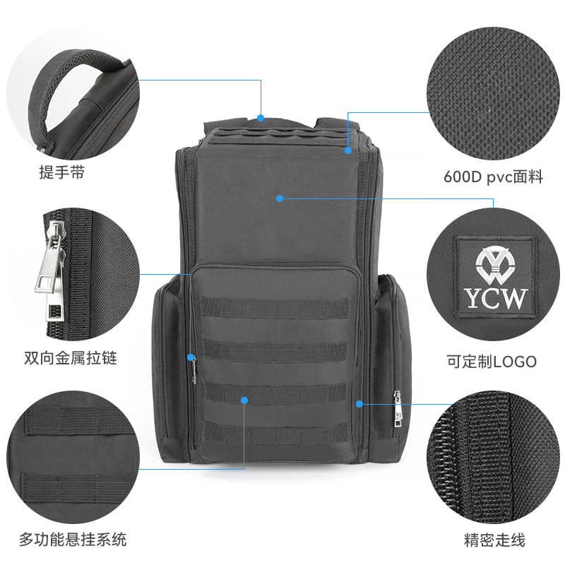 Climbing removable foldable universal backpack