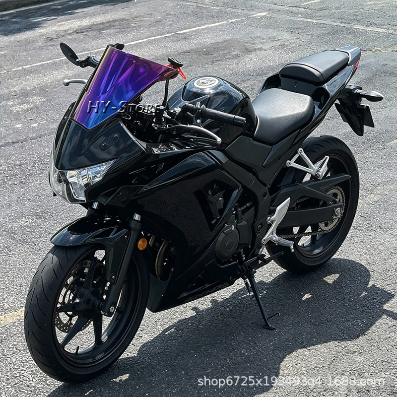 Suitable for Honda Cbr250R 2011-2013 Modified Front Windshield Heightening Windscreen Deflector Wind Shield