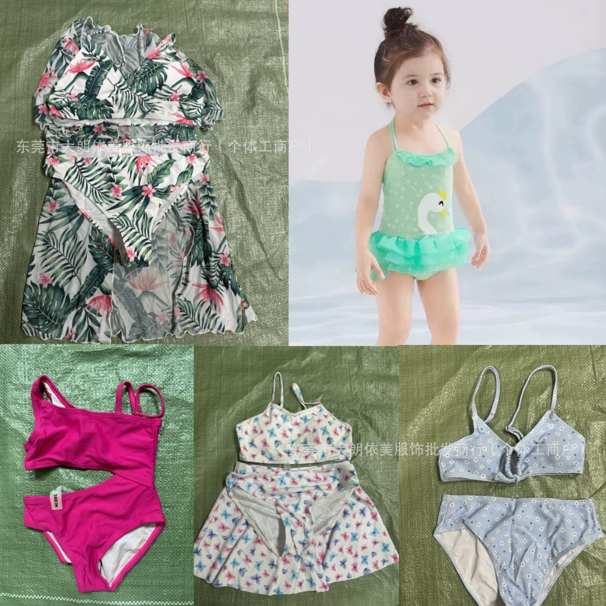 Распродажа, детские купальники, маленькие, средние, большие, купальники для мальчиков и девочек, детские студенческие купальники с защитой от солнца, разные стили