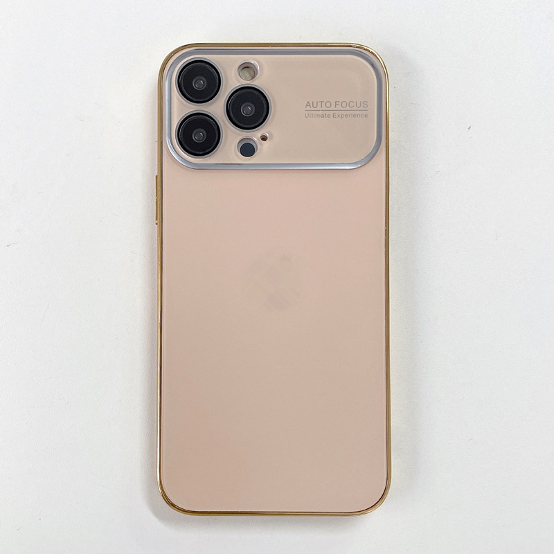 Iphone14promax携帯ケースの元の色メッキ大窓リンゴ15ガラスレンズ保護カバーを適用します。|undefined