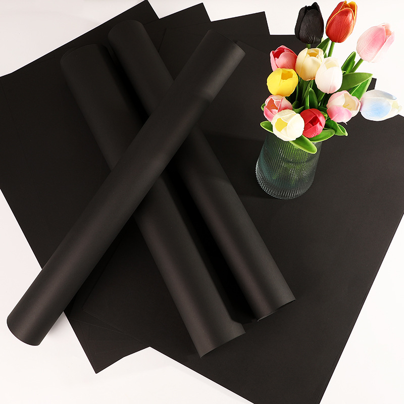 木浆黑色高质感卡纸封面纸相册拍照背景材料绘画纸打印纸