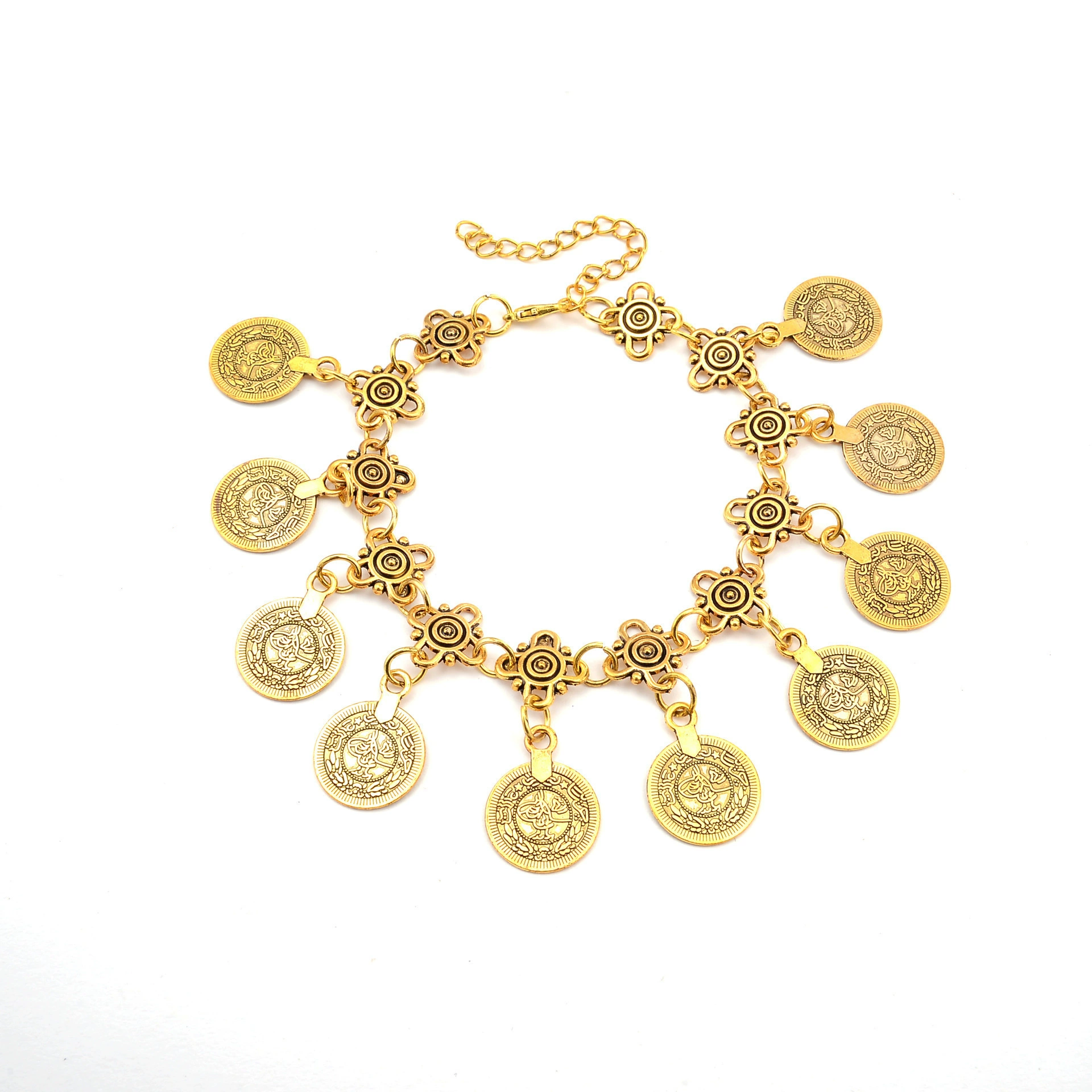 Индийский танец Ретро Браслет-браслет на ногу