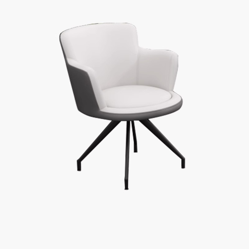 Luz de lujo comedor silla mesa de comedor silla moderna simple ocio respaldo suave bolsa de café silla Hotel negociación silla