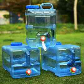 水箱户外塑料装饮便携纯净大桶存水桶带龙头车载家用储水方形水蓄