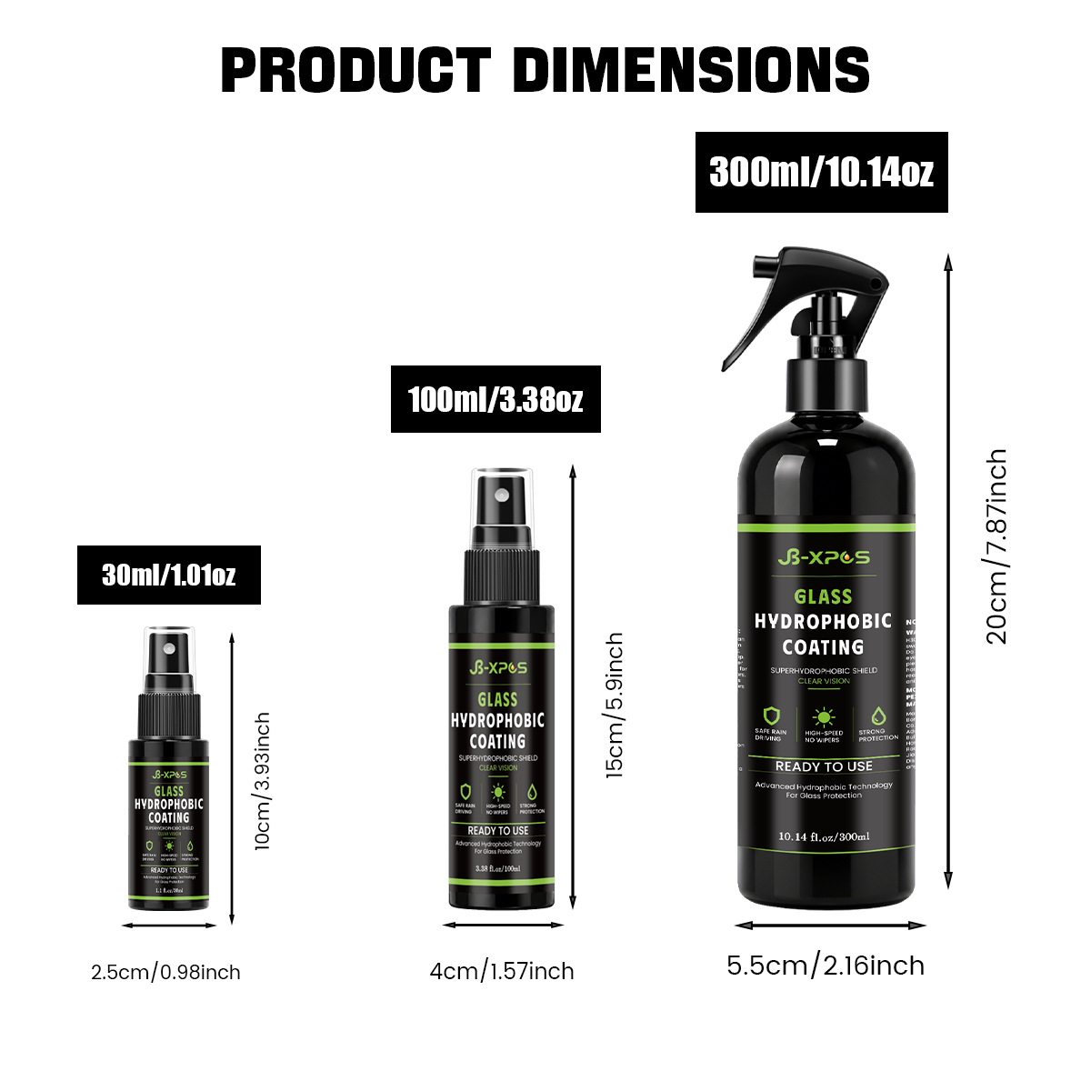 YT0503 Car Glass Anti-Fog Agent, specifically for cross-border sales, is a hydrophobic coating designed to prevent fog and rain on rearview mirrors and car windows