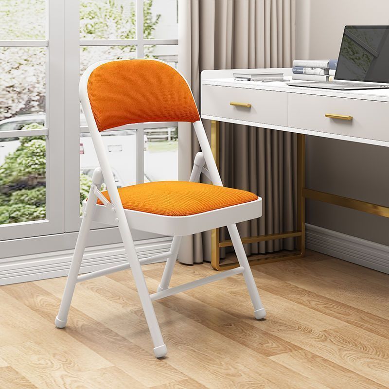 두꺼워진 모델 [강판 베이스 - 통기성 메쉬] 흰색 다리와 주황색 표면 ☆ ☆