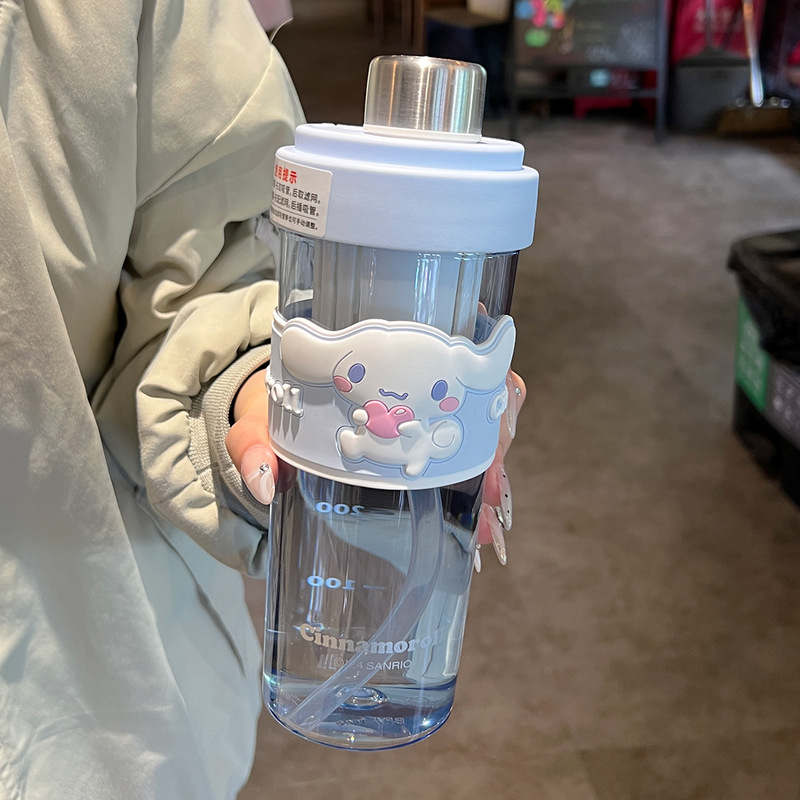 サンリオストローフルーツカップ大容量コップ18.5/22.5*7.1cm * 1個|undefined