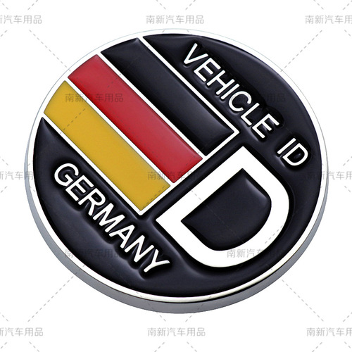 German Wolfsburg sticker modified car logo