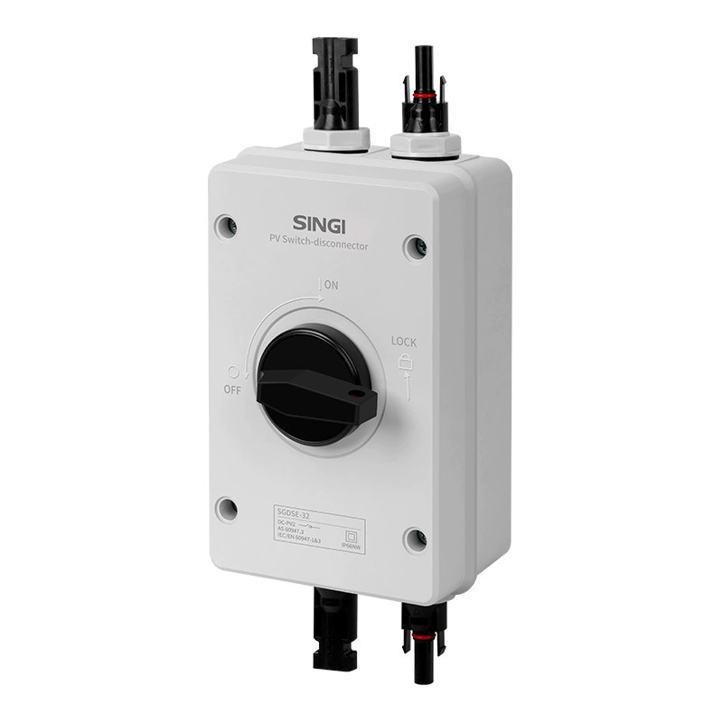 1000V32A фото voltaика DC изоляционный переключатель IP66 магнитная двойная дуга тушение корпус автоматический выключатель специальный закрытый тип