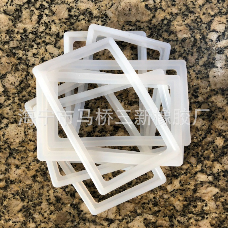 方形硅胶垫 绝缘灯管硅胶垫 密封橡胶垫 硅胶方垫