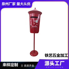 高脚落地圣诞邮筒大型商场圣诞场景布置道具跨境热卖圣诞老人信箱