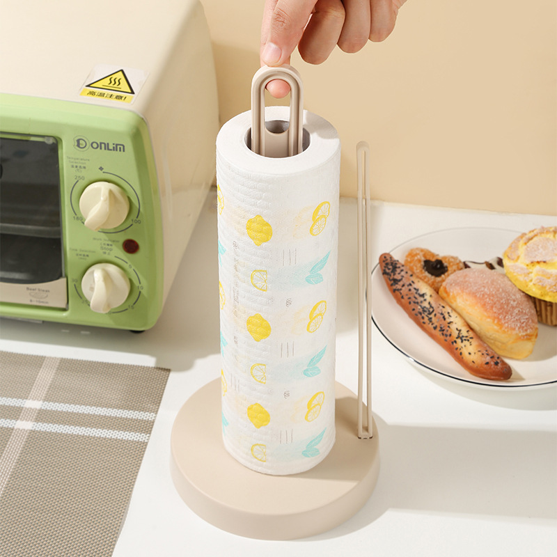 Kitchen paper punch-free roll paper holder tissue holder vertical napkin shelf creative restaurant supplies