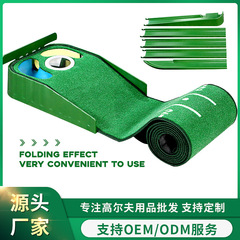 Portable golf putting green indoor and outdoor golf putting practice device golf pad manufacturer