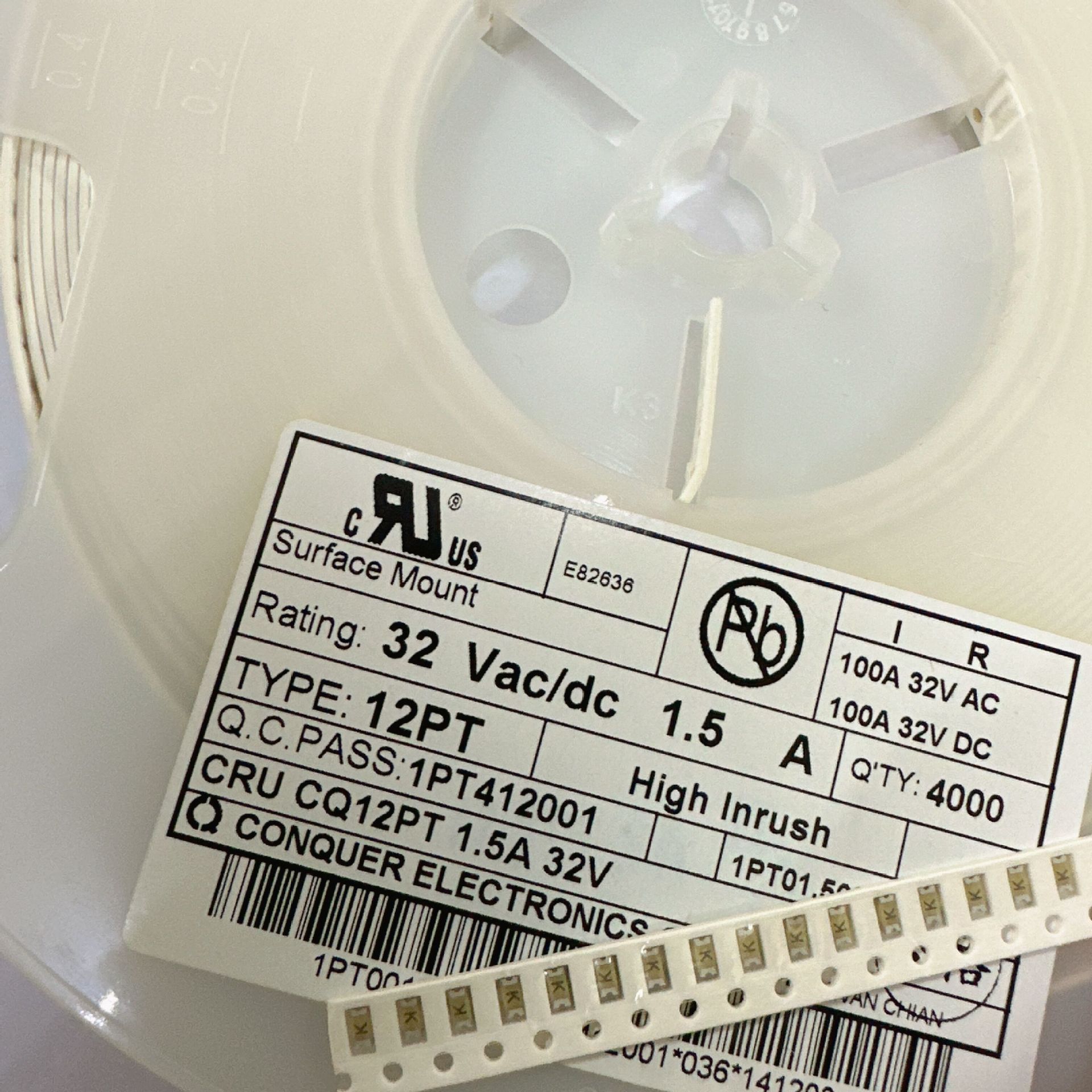 贴片保险丝1206  CQ12PT1.5A32V