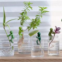 小人支持架は植物装飾育成固定架鉢植え藤蔓植物花プラスチック支持クリップに用いられる