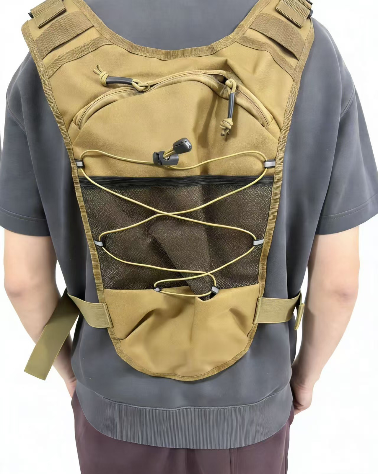Outdoor-Sport-Fahrradrucksack multifunktional Wandern Bergsteigen Weste leicht Taktik Rucksack Gelände Brustbeutel