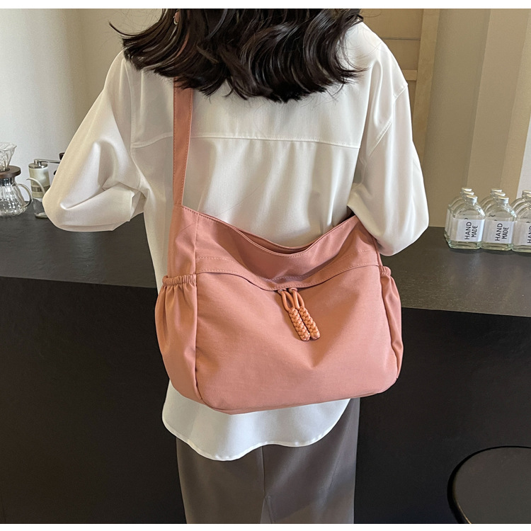 Schoudertas voor dames, grote canvas tote tas voor onderweg_voghion.com