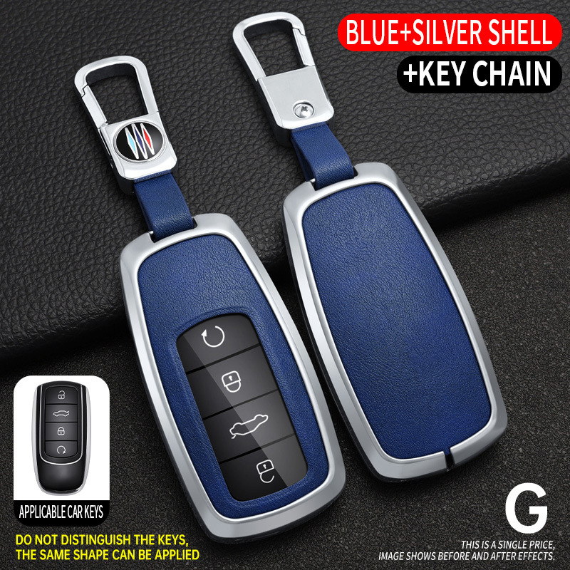 G 실버 블루 + 스퀘어 버클