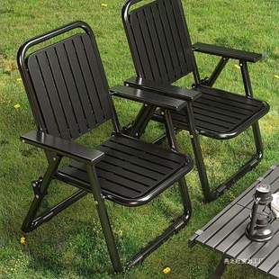 Household Folding Chair Lounge Chair Portable Picnic Chair Beach Chair Courtyard Leisure Balcony Back Chair Camping Stool