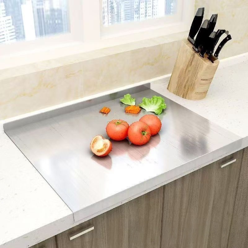 Free shipping factory wholesale food-grade stainless steel kneading board, dough mat, and multi-purpose cutting board for bread and dumplings L1