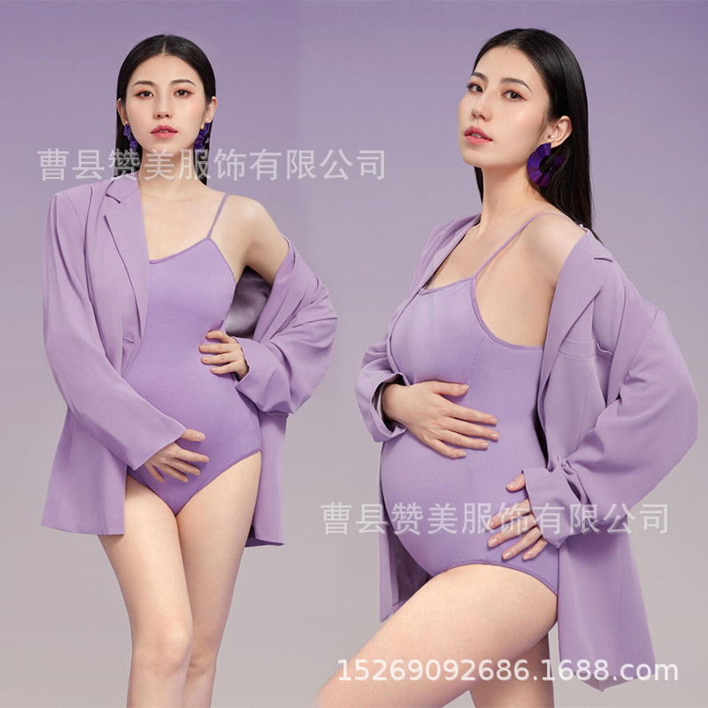 妊婦の撮影の服装の新型の美しい風の妊婦の服装の芸術は服装を照らします。
