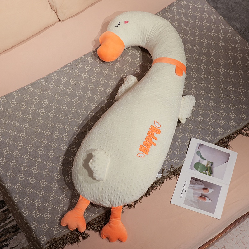 Almohada de tira larga de algodón para bebé de clase A de dibujos animados Muñeca de confort para niños Almohada para dormir con piernas para niñas Regalo para niños