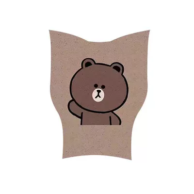Pads Electric Vehicle Decorative Foot – Electric vehicle foot mat - brown-bear-send-velcro-exclusively-for-auman