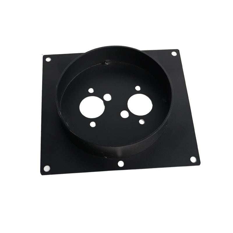 B款驻车加热器安装固定支架升级款暖风黑色带圆圈固定板配件