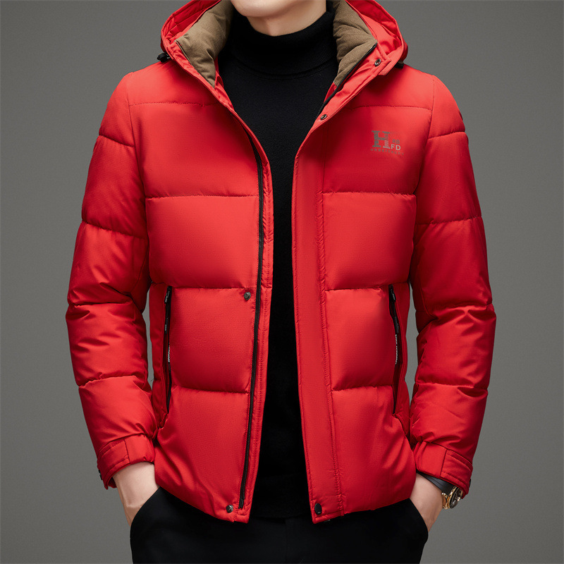 专柜正品牌面包服棉服男冬季加厚中年石墨烯冬装棉衣外套一件代发